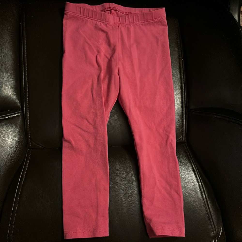 2T pink girl leggings